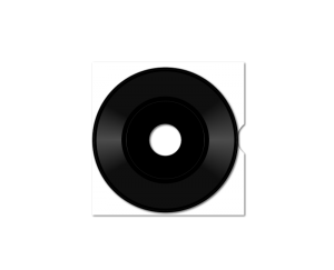 vinyl 7-inch single dubplate (large-hole black) {no label} [on sleeve]